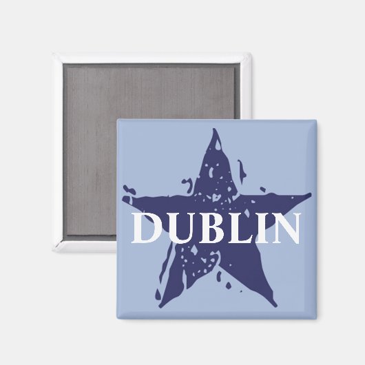 DUBLIN stermagneet Magneet (Voorkant / Achterkant)