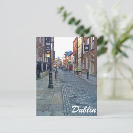 Dublin Street Briefkaart (Staand voorkant)