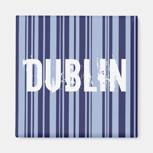 Dublin stripes magneet (Voorkant)