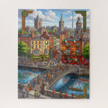 Dublin Temple Bar & Ha'penny Bridge 520-delige leg