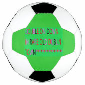 DUBLIN TOWN IRELAND GRERED VOETBAL (Voorkant)