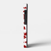 Dublin - Urban Style - rood en wit Case-Mate iPhone Case (Achterkant / Links)