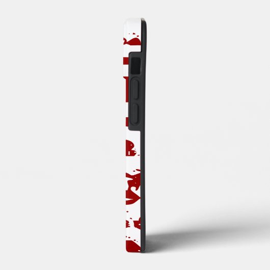 Dublin - Urban Style - rood en wit Case-Mate iPhone Case (Achterkant / Links)