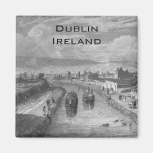 Dublin van Blaquiere Bridge, Royal Canal, Ierland Magneet