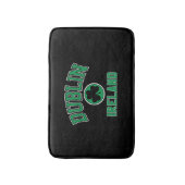 Dublin Varsity Stijl Shamrock Groene Print Badmat (Voorkant Verticaal)