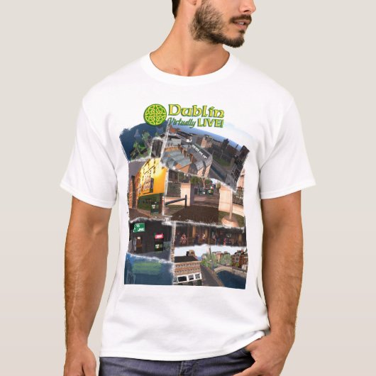 Dublin VL montage afbeelding T-shirt (Voorkant)