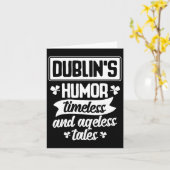 Dublins humor tijdloos tijdloze bier St Patrick-da Kaart (Gele Bloem)