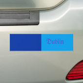Dublinse Bumpersticker (Op auto)