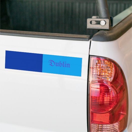 Dublinse Bumpersticker (Op Truck)