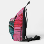 Dubman Designs: Fibonacci Mozaïek Spiraal Sling Bag (Rechts)