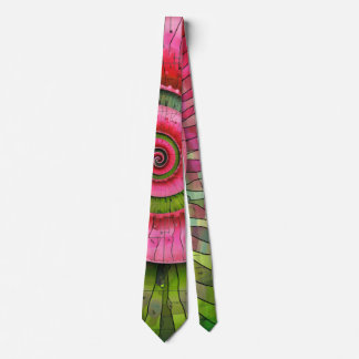 Dubman Designs: Glowende Roze en Groene Fibonacci Stropdas