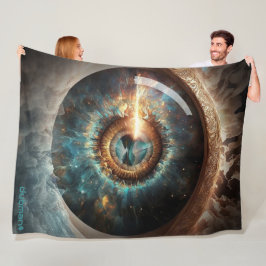 Dubman Designs: Oog van God, Rivier van Hoop Fleece Deken