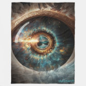 Dubman Designs: Oog van God, Rivier van Hoop Fleece Deken (Voorkant)