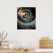 Dubman Designs: Oog van God, Rivier van Hoop Poster (Keuken)