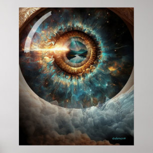 Dubman Designs: Oog van God, Rivier van Hoop Poster