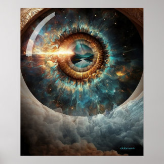 Dubman Designs: Oog van God, Rivier van Hoop Poster