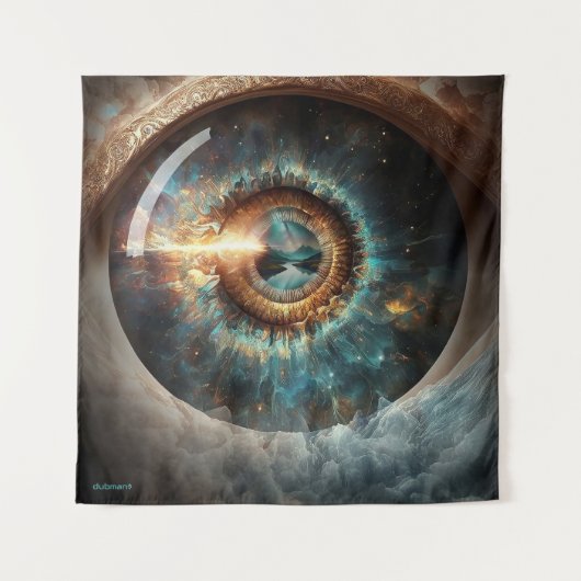 Dubman Designs: Oog van God, Rivier van Hoop Wandkleed (Voorkant)