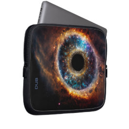 Dubman Designs: Universeel Oog, Hemelstelsel Laptop Sleeve