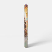 Dubman Does Design: Glowende Fibonacci Spiraal Kun Samsung Galaxy Hoesje (Linkerkant)