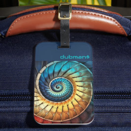 Dubman Does Design: Glowing Fibonacci Spectrum Bagagelabel