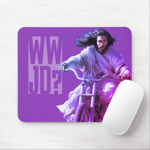 Dubman Does Design: Jezus op wielen, door de hemel Muismat