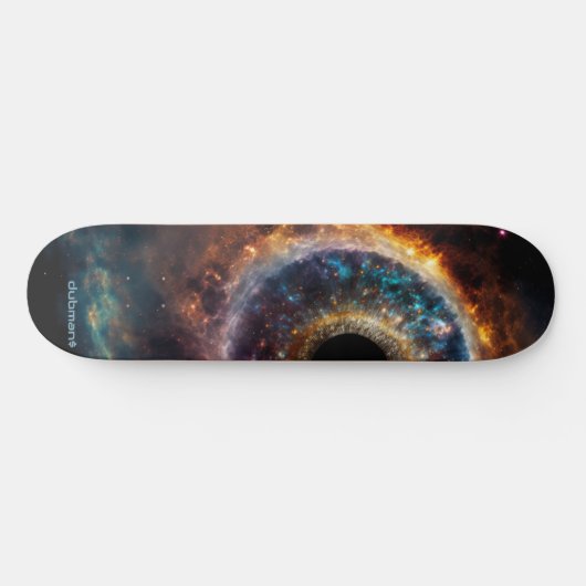 Dubman Does Design: Universal Eye, Celestial Scape Persoonlijk Skateboard (Horizontaal)