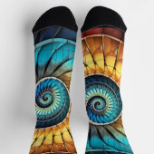 Dubman Doet Design: Fibonacci Regenboogspectrum Sokken (Top)