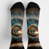 Dubman Doet Design: Oog van God, Rivier van hoop Sokken (Top)