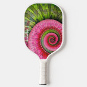 Dubman Game Designs: Fibonacci Flux Spiraal Pickleball Paddle (Achterkant)