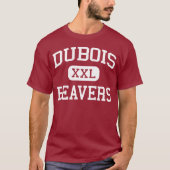 DuBois - Beavers - Area - DuBois Pennsylvania T-shirt (Voorkant)