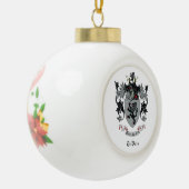 DuBois Family Crest Keramisch Ornament (Links)