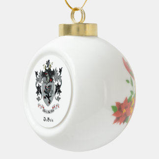 DuBois Family Crest Keramisch Ornament