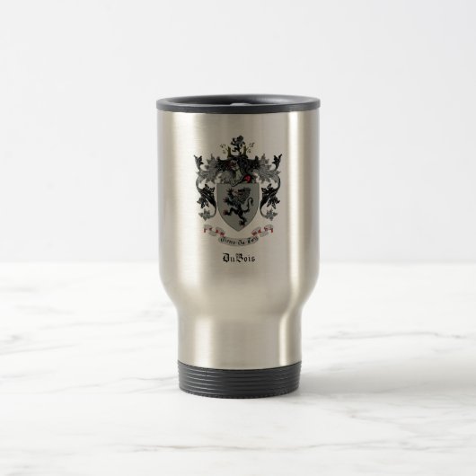 DuBois Family Crest Thermal Travel Mug Reisbeker (Center)
