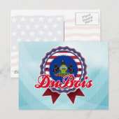 DuBois, PA Briefkaart (Voorkant / Achterkant)