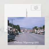 Dubois Wyoming 1962 Briefkaart (Voorkant / Achterkant)