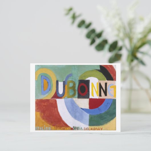 Dubonnet Sonia Delaunay | | Briefkaart (Staand voorkant)