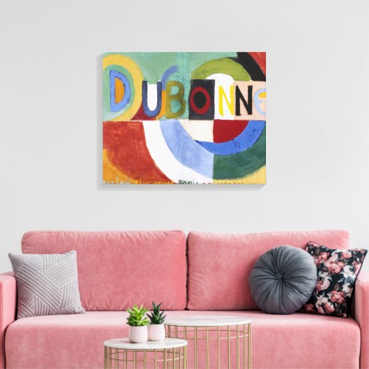 Dubonnet Sonia Delaunay | | Canvas Afdruk (Insitu (Woonkamer))