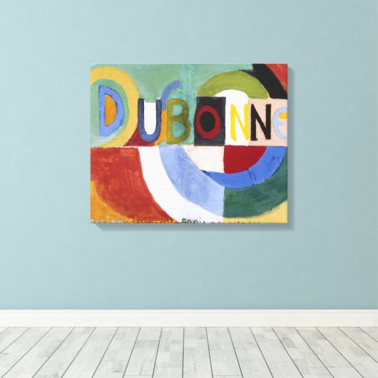 Dubonnet Sonia Delaunay | | Canvas Afdruk (Insitu (Houten vloer))