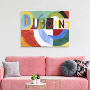 Dubonnet Sonia Delaunay Canvas Afdruk