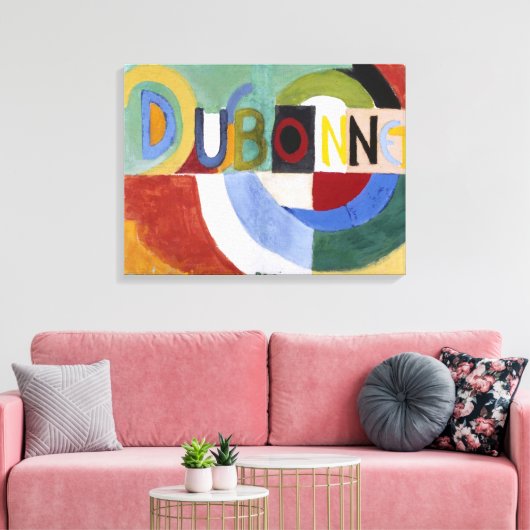 Dubonnet | Sonia Delaunay | Canvas Afdruk (Insitu (Woonkamer))