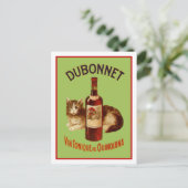 Dubonnet vin Tonique au Quinquina Briefkaart (Staand voorkant)