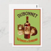 Dubonnet vin Tonique au Quinquina Briefkaart (Voorkant / Achterkant)
