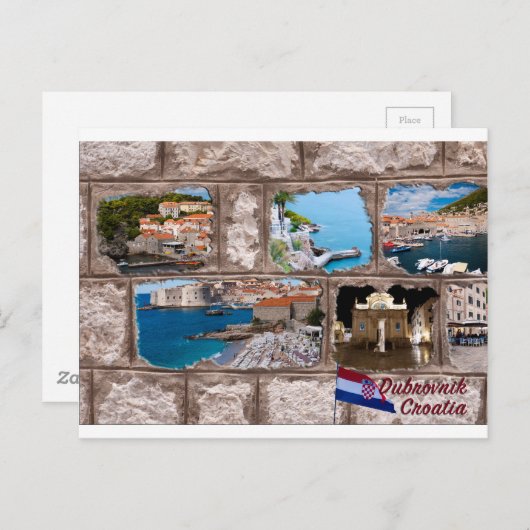 Dubrovnik Briefkaart (Voorkant / Achterkant)