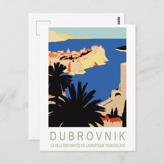 Dubrovnik Briefkaart (Voorkant / Achterkant)