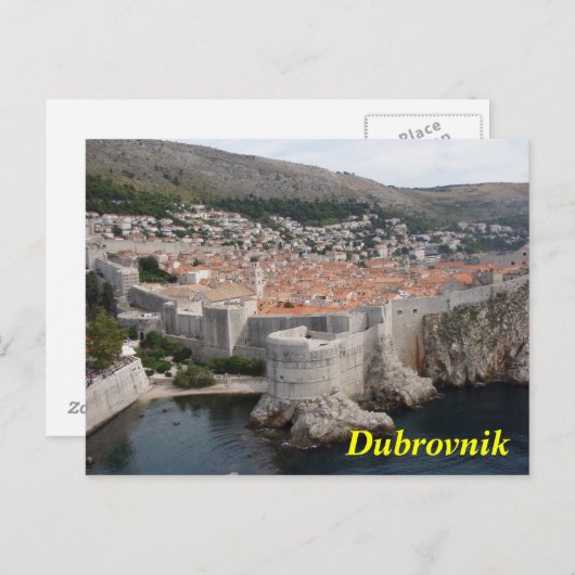 Dubrovnik briefkaart (Voorkant / Achterkant)