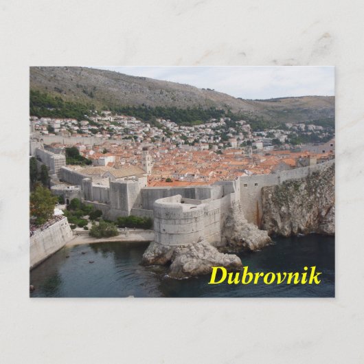 Dubrovnik briefkaart (Voorkant)