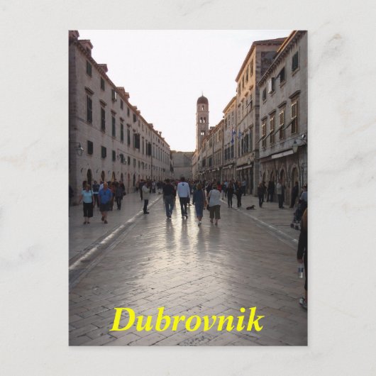 Dubrovnik briefkaart (Voorkant)