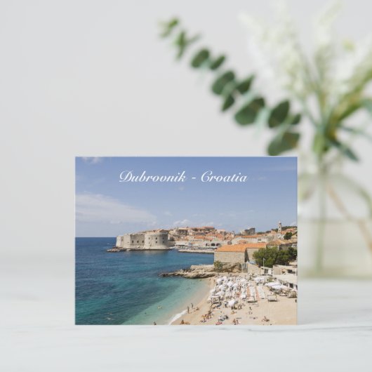 Dubrovnik - briefkaart Kroatië (Staand voorkant)