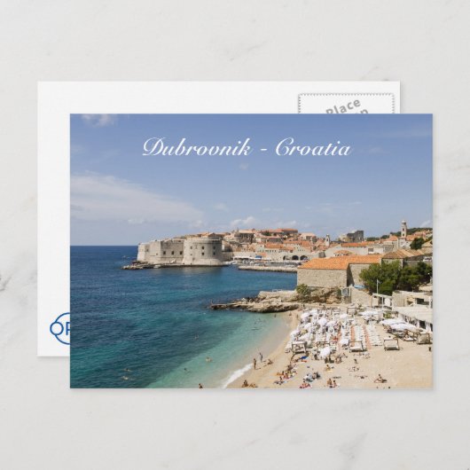Dubrovnik - briefkaart Kroatië (Voorkant / Achterkant)