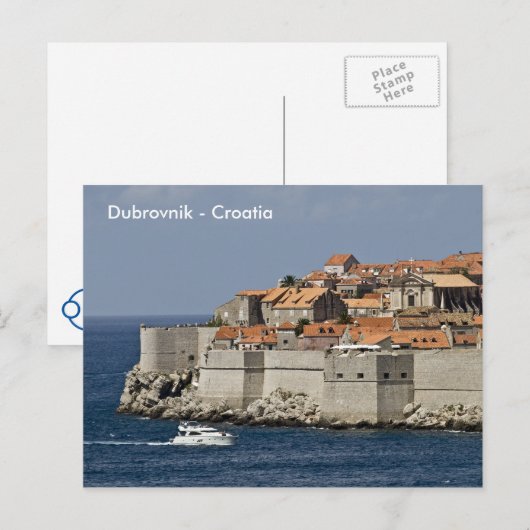 Dubrovnik - briefkaart Kroatië (Voorkant / Achterkant)